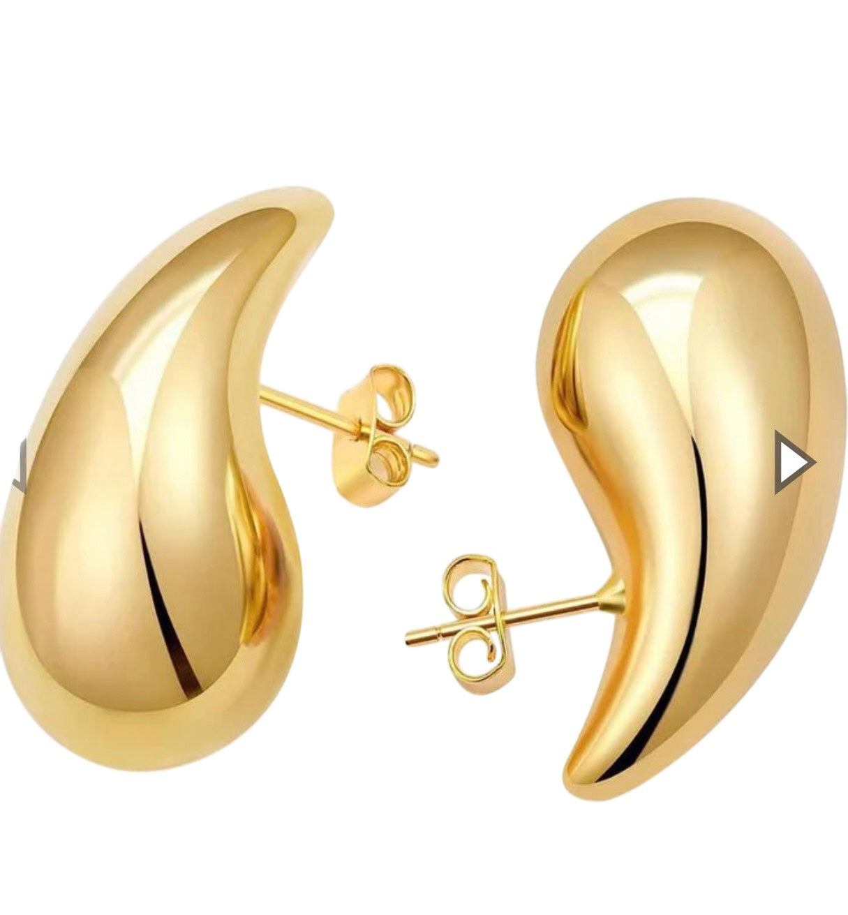 14KT YELLOW GOLD MEDIUM DROP EARRINGS