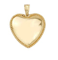 14kt Yellow Gold Heart Pendant