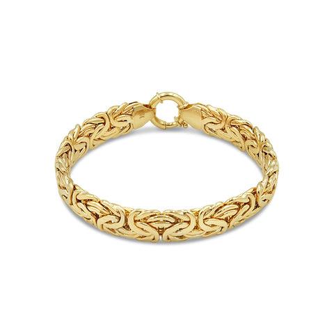 10kt Yellow Gold Bracelet Byzantine